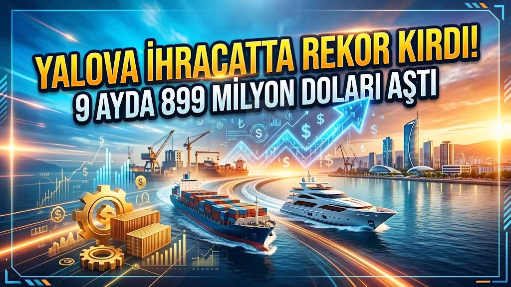 Yalova ihracatta rekor kırdı! 9 ayda 899 milyon doları aştı